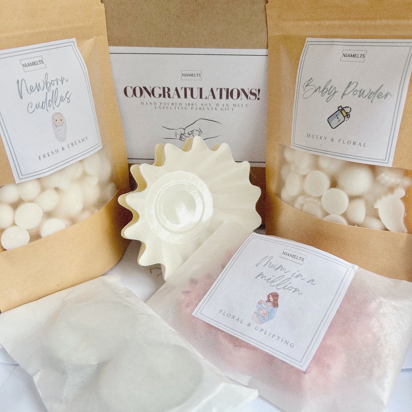 New Baby: Congratulations Soy Wax Melt Gift Bundle